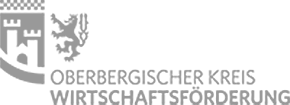 Logo des Oberbergischen Kreises mit Wappen und Text