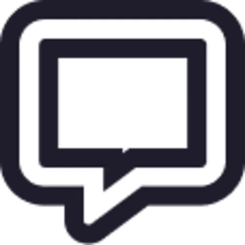 Sprechblase-Symbol für Kommunikation